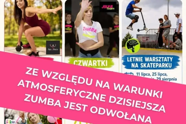 Letnie warsztaty na skateparku w Brzesku – odwołany trening z powodu pogody