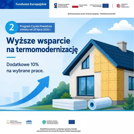 Nowe zasady w Programie Czyste Powietrze od 20 lipca 2026 – co się zmieniło?