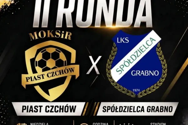 Piast Czchów poznał rywala w 1/8 finału Pucharu Polski. Spółdzielca Grabno rywalem