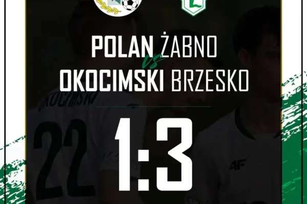 Okocimski Brzesko wygrywa trzeci sparing z MLKS Żabno 3:1