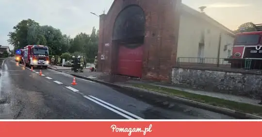 Pożar w remizie OSP Witnica – strażacy potrzebują wsparcia