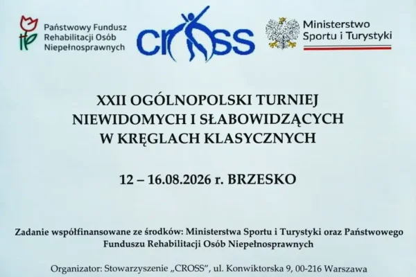 XXII Ogólnopolski Turniej Niewidomych i Słabowidzących w Kręglach Klasycznych w Brzesku