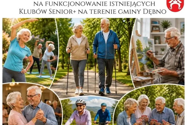 Gmina Dębno otrzymała dofinansowanie na Kluby Senior+ w 2026 roku