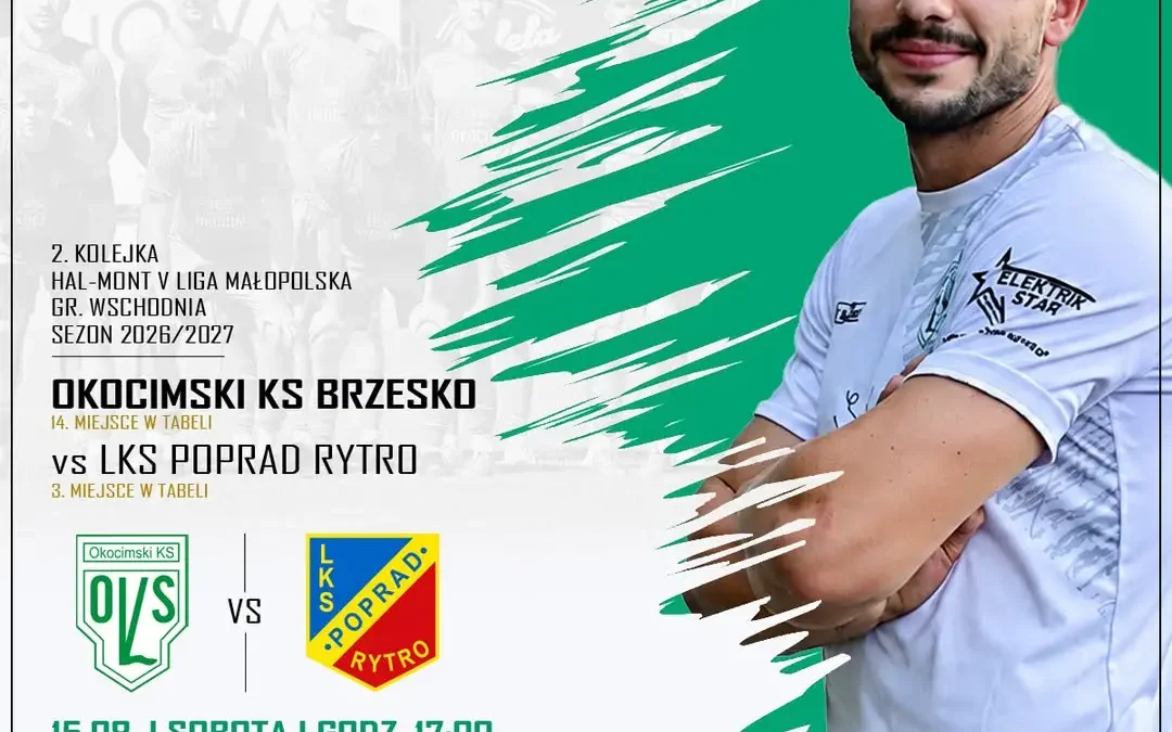 Okocimski Brzesko zainauguruje sezon przed własną publicznością – w sobotę mecz z Popradem Rytro