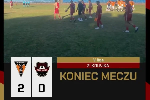 Turbacz Mszana Dolna pokonał Pagen Gnojnik 2:0 w V lidze