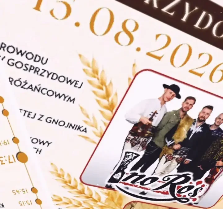 Dożynki Gminne w Gosprzydowej już dziś! Sprawdź program