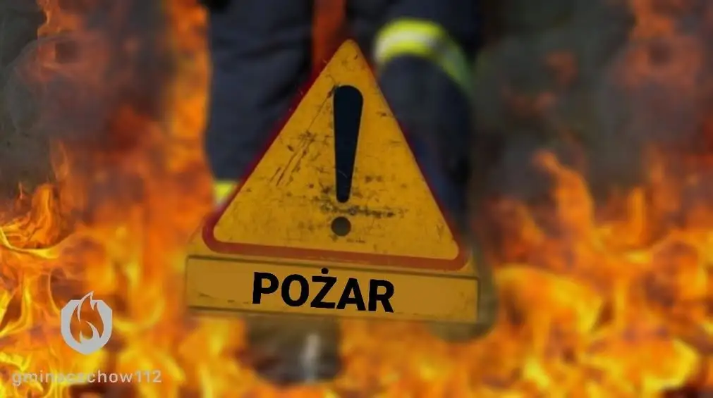 Pożar ścierniska w gminie Tymowa – zagrożona stodoła, akcja służb