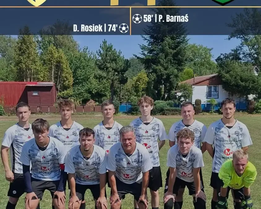 Remis 1:1 w pierwszym meczu ligowym – Piast Czchów walczył do końca
