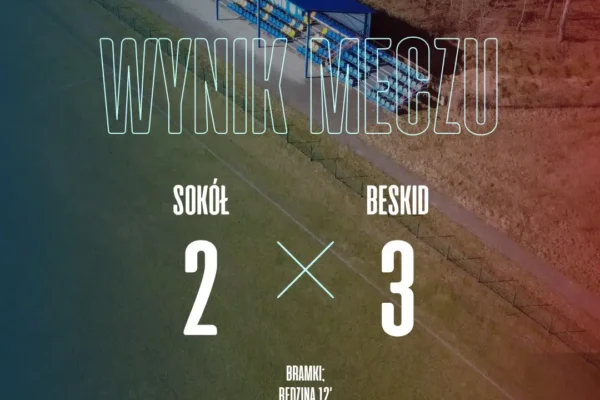 Sokół Borzęcin przegrywa z Beskidem Żegocina w emocjonującym meczu otwarcia sezonu