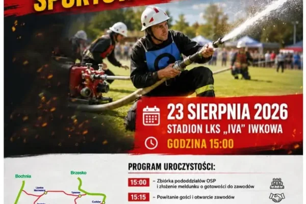 Gminne Zawody Sportowo-Pożarnicze w Iwkowej – zaproszenie na niedzielę