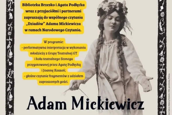 Narodowe Czytanie „Dziadów” w Brzesku – wspólne spotkanie z literaturą