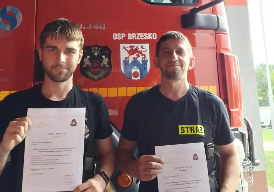 Strażacy z OSP Brzesko ukończyli szkolenie z ratownictwa chemicznego