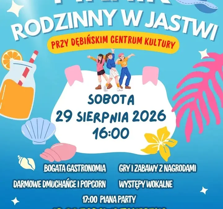 Rodzinny Piknik w Jastwi już 29 sierpnia – atrakcje dla całych rodzin