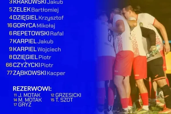 IVA Brzesko: skład na mecz z Olimpią Bucze ogłoszony