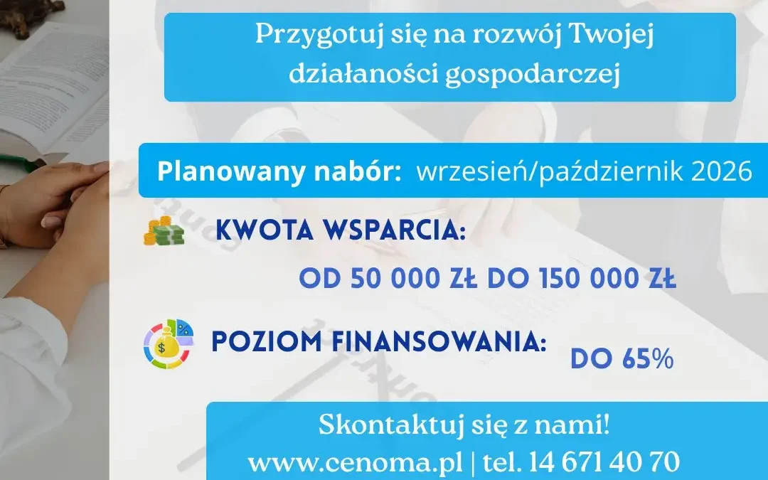Nadchodzi nabór wniosków dla przedsiębiorców – do 150 tys. zł na rozwój firmy