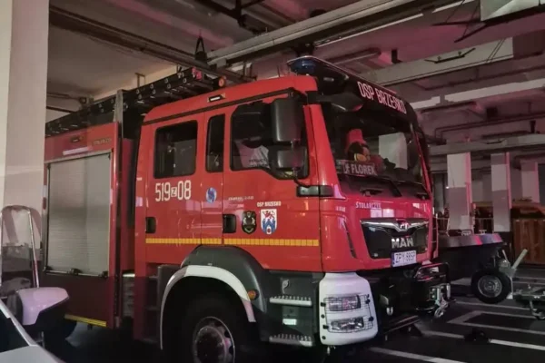 Ochotnicza Straż Pożarna w Brzesku zabezpieczała rejon operacyjny JRG Pyrzyce