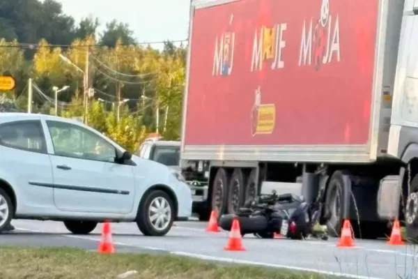 Wypadek motocyklisty na DK75 w Czchowie – utrudnienia w ruchu