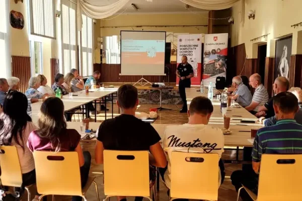Mieszkańcy Gminy Dębno zdobyli wiedzę o ochronie ludności podczas warsztatów PWOL