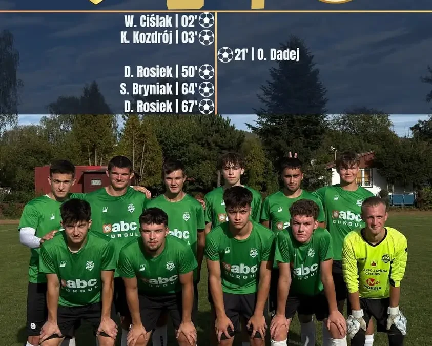Piast Czchów rozbija Jadowniczankę 5:1 i umacnia się na drugim miejscu w tabeli