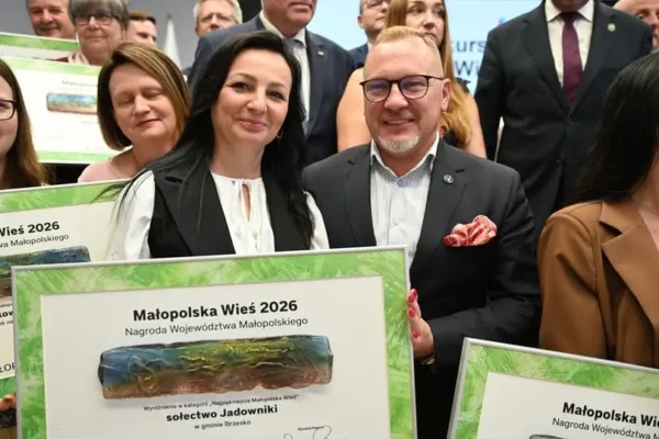 Jadowniki w gronie najpiękniejszych małopolskich wsi. Sołectwo otrzymało 10 tys. zł