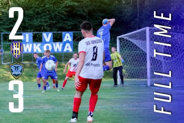 LKS Iva Iwkowa przegrywa z Jednością Paleśnica 2:3 w emocjonującym meczu