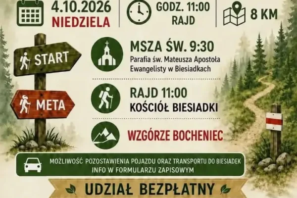 Rajd pieszy Szlakiem Czerwonym w gminie Brzesko – 4 października