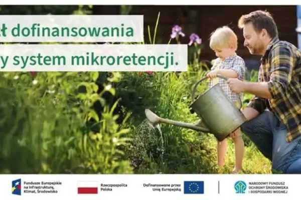 Mikroretencja wód opadowych: dofinansowanie dla mieszkańców gminy Szczurowa