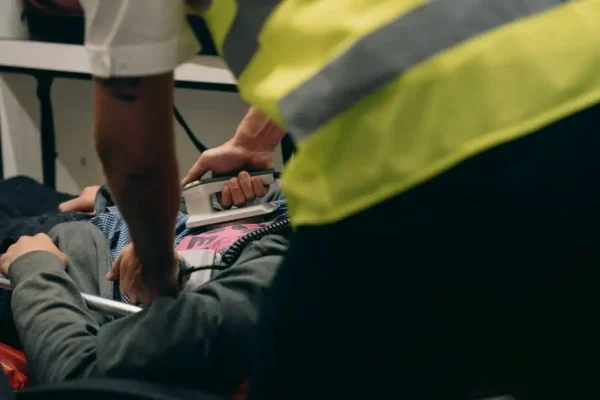 Porażenie prądem podczas prac na boisku w Woli Dębińskiej. Interweniowało LPR