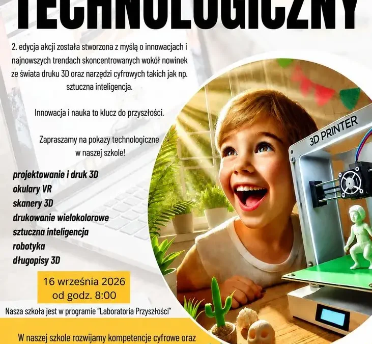 Dzień Technologiczny w szkole podstawowej nr 3 w Brzesku – druga edycja już 16 września