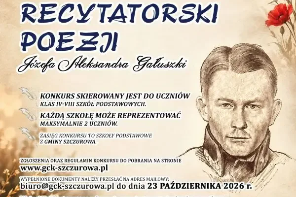 IV Gminny Konkurs Recytatorski Poezji Józefa Aleksandra Gałuszki w Szczurowej
