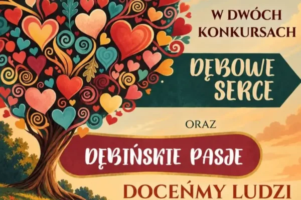 Gmina Dębno szuka kandydatów do nagród „Dębowe Serce” i „Dębińskie Pasje”