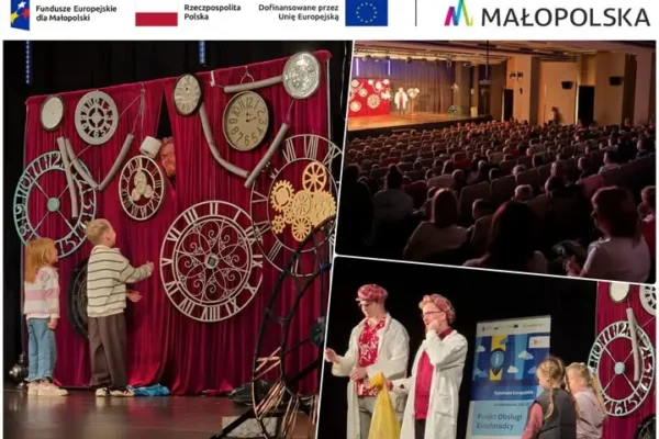 Brzesko: Przedszkolaki ratowały Ziemię w spektaklu „Maszyna Czasu”