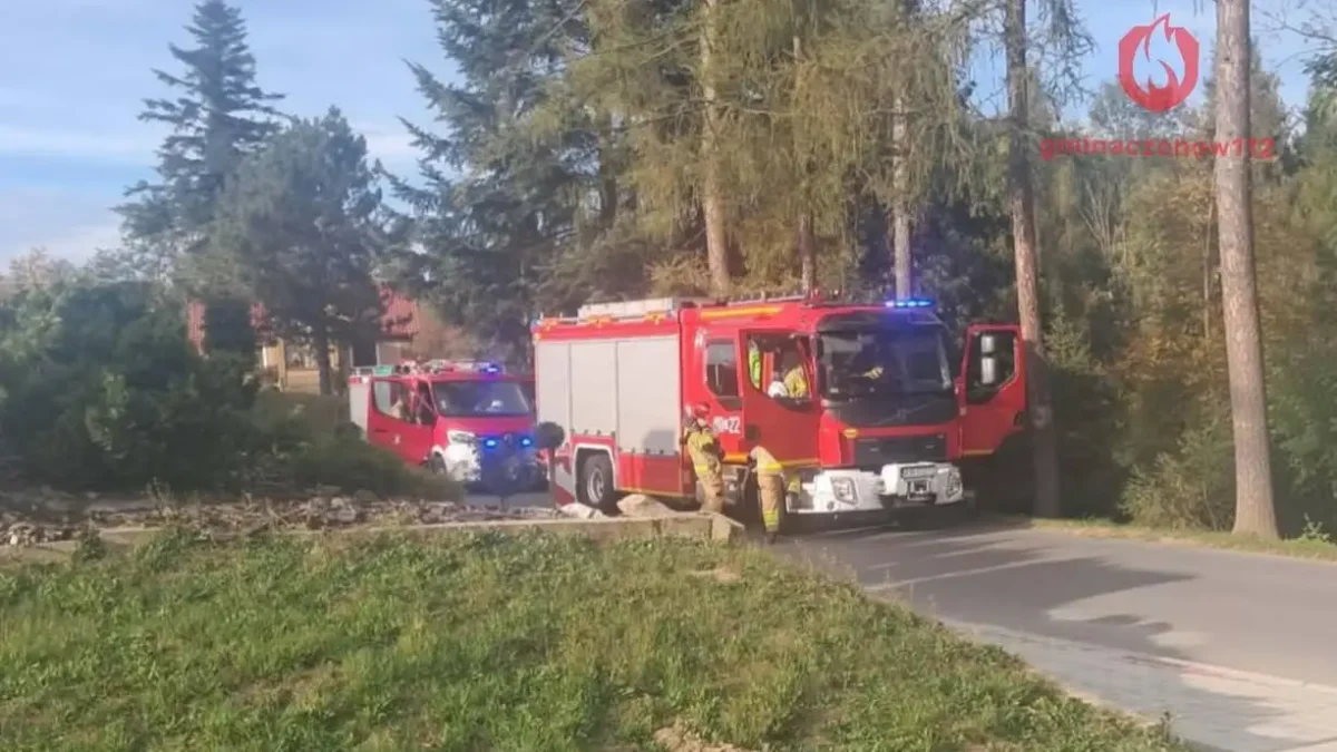 Wypadek w Złotej. Dwie osoby ranne, utrudnienia w ruchu