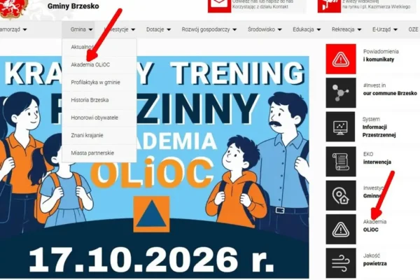 Akademia OLiOC w Gminie Brzesko – nowa zakładka i trening rodzinny już 17 października