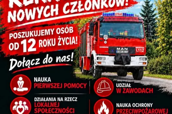 OSP Czchów rekrutuje młodzież do Młodzieżowej Drużyny Pożarniczej
