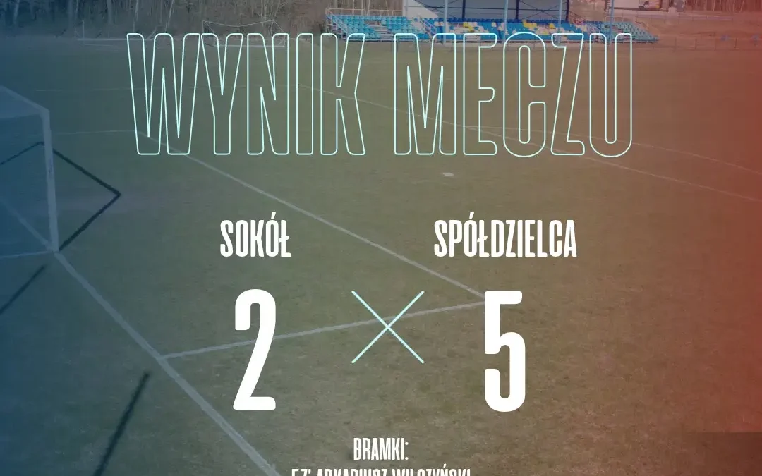 Sokół Borzęcin przegrywa ze Spółdzielcą Grabno 2:5 w 10. kolejce ligi okręgowej