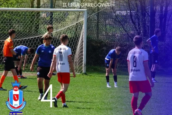 Juniorzy Iva Iwkowa przegrali 4:2 z Szreniawą Nowy Wiśnicz po zaciętym meczu