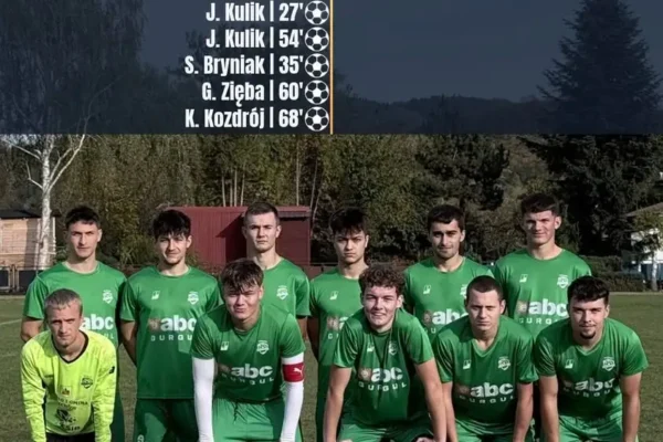 Piast Czchów rozgromił Zryw Wielka Wieś 6:0. W niedzielę kolejny mecz u siebie