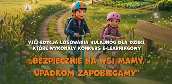 KRUS zaprasza dzieci z terenów wiejskich do konkursu o bezpieczeństwie