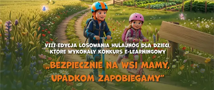 KRUS zaprasza dzieci z terenów wiejskich do konkursu o bezpieczeństwie